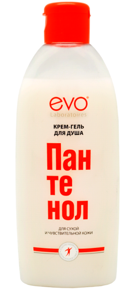 Крем-гель для душа Пантенол Evo 400мл для сухой и чувствительной кожи
