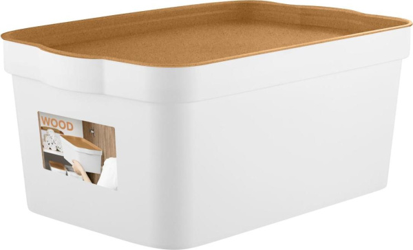 Ящик для хранения  7,5л 32*21,1*14,1см Keeplex Wood