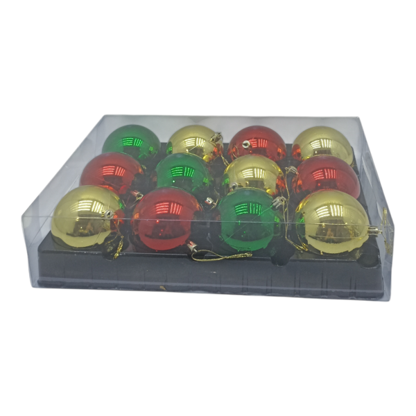 Набор игрушек для елки Шар (12шт) d-8см /GF812V-FY00920/