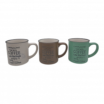 Кружка 380мл Coffee микс /AB-844-95-380ML/