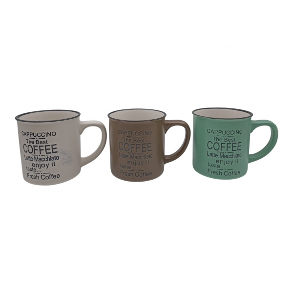 Кружка 380мл Coffee микс /AB-844-95-380ML/