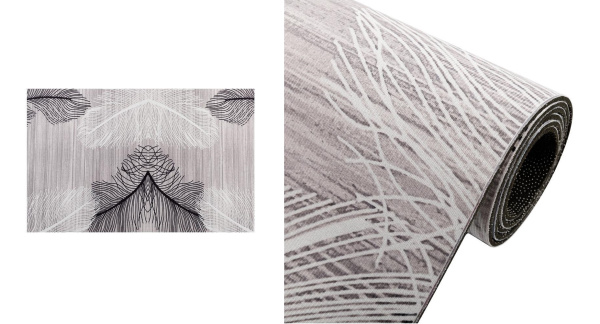 Дорожка с декором в рулоне с резиновыми точками 160см