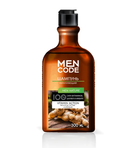 Шампунь мужской Men Code Men Nature 300мл укрепляющий /34838/