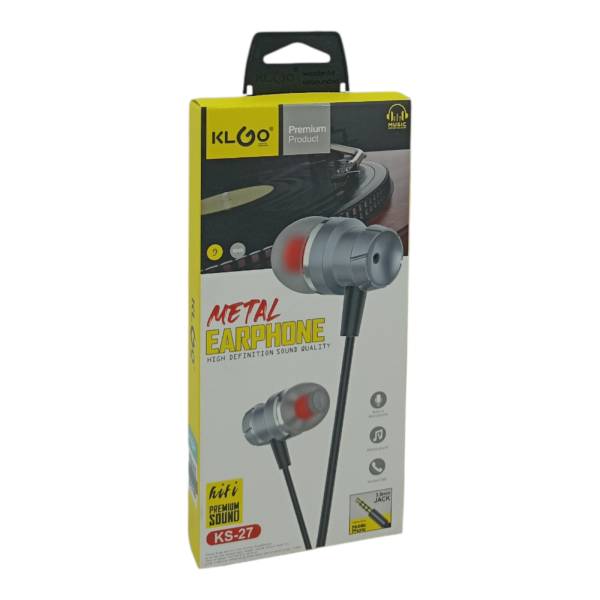 Наушники проводные вакуумные KLGO Наушники проводные вакуумные KLGO
