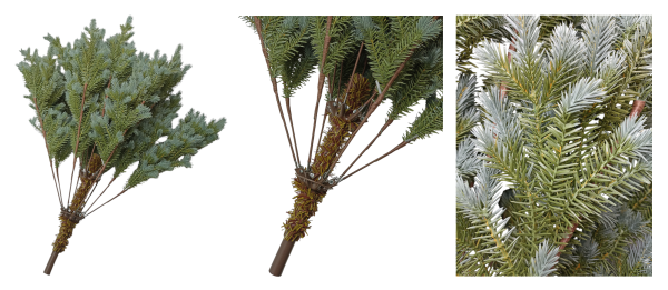 Елка 180см зелено-голубая