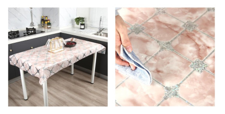 Клеенка в рулоне  80см силикон цветной