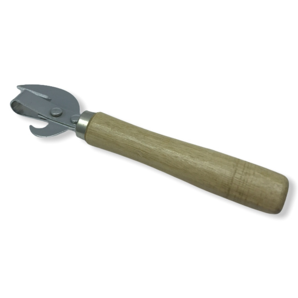 Открывалка для консервов и бутылок деревянная ручка (У-10/500) /АМ-567/КХ-1580/43715/DZYA-001/ /MQZ1
