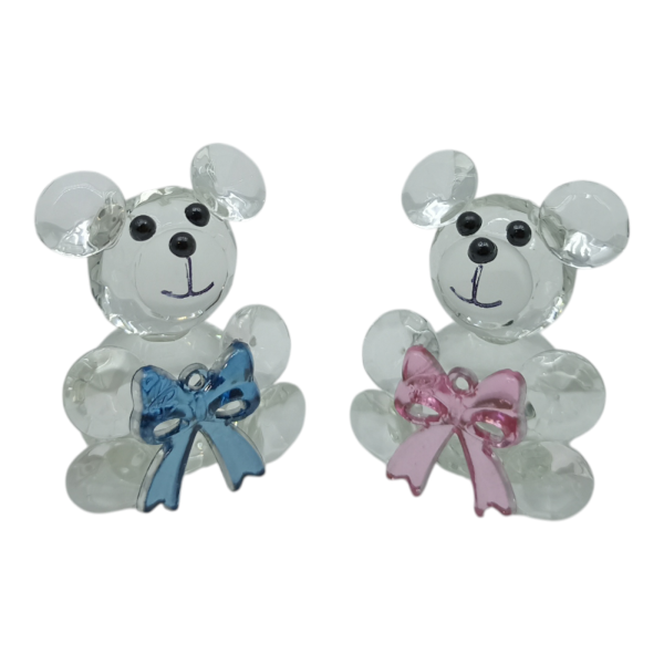 Сувенир-фигура интерьерная стекло Мишка 5,5см /AZ4417/