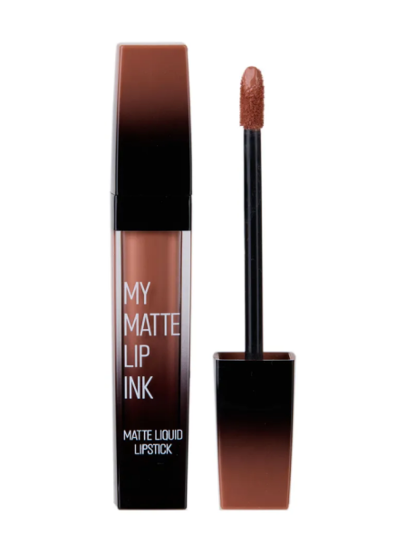 Блеск для губ Farres Nude My Matte Lip Ink молочный шоколад