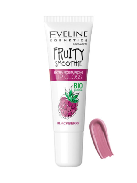 Блеск для губ Eveline Fruity Smoothie 12мл ежевика