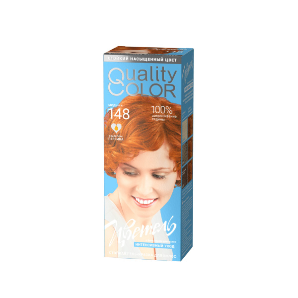 ESTEL ЦВЕТЕЛЬ Стойкая гель-краска 115мл №148 медный