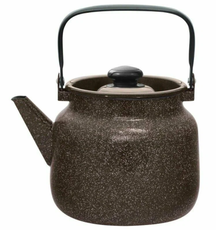 Чайник 3,5л эмаль Коричневый рябчик (У-4)