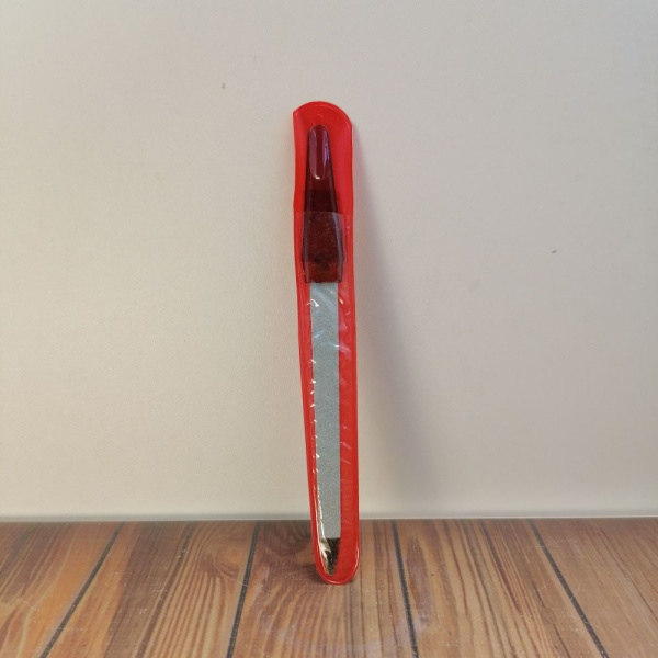 Пилка для ногтей Trendy металл в чехле 17,3см (У-12)