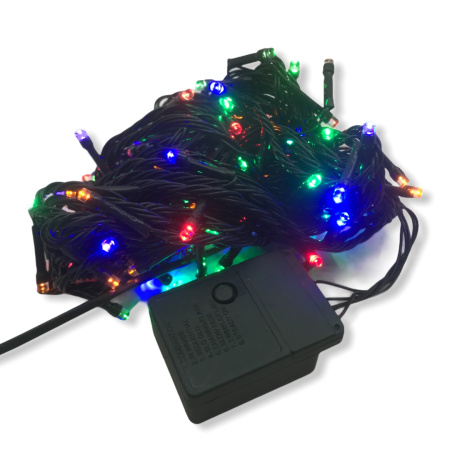 Гирлянда 80 ламп 9,0м цветная