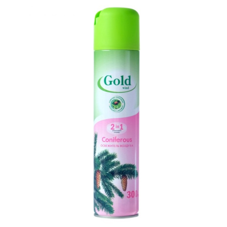 Освежитель воздуха Gold Wind 300мл Coniferous (У-12)