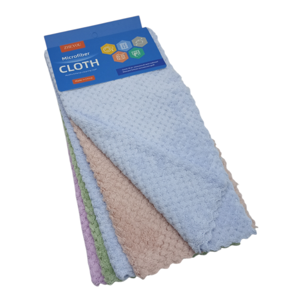 Набор салфеток для уборки  5шт 30*30см микрофибра