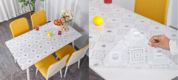 Клеенка в рулоне 100см силикон цветной