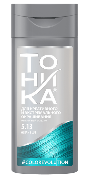 Оттеночный бальзам для волос Тоника Color evolution 5.13 Ocean Blue 150мл