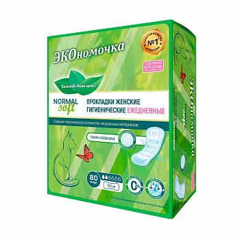 Прокладки ежедневные Meed  80шт Normal Soft экономочка (У-20)