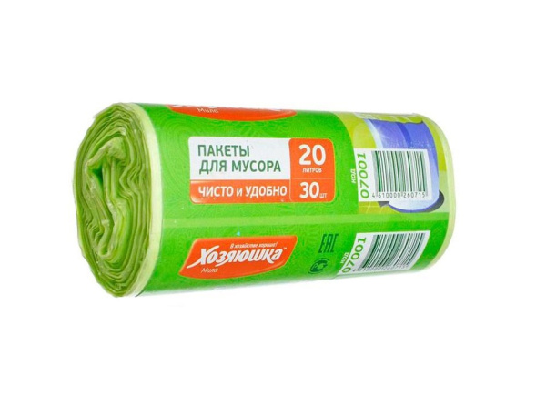 Мешки для мусора Хозяюшка Мила  20л/30шт МП (У-120)