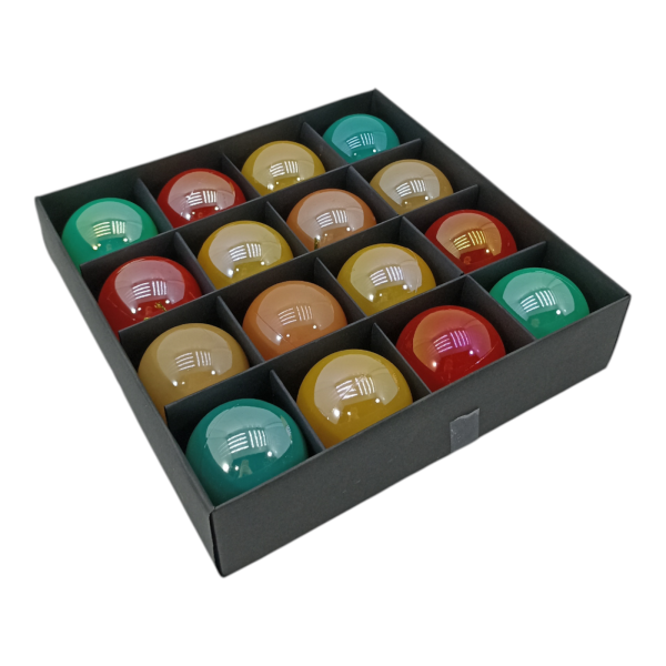 Набор игрушек для елки Шар (16шт) d-6см /AA-61/