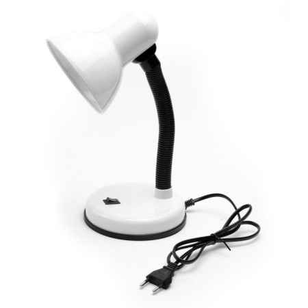 Светильник настольный Ultraflash UF-301P С01 230V 60W белая