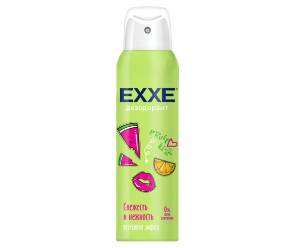 Дезодорант жен. Exxe aer 150мл fruit kiss свежесть и нежность /С0007395/