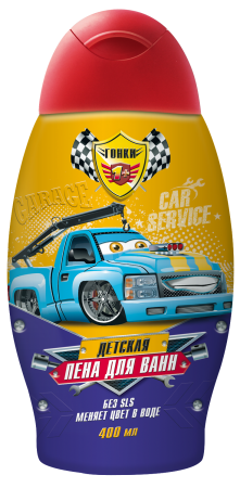 Пена для ванны детская Гонки 400мл