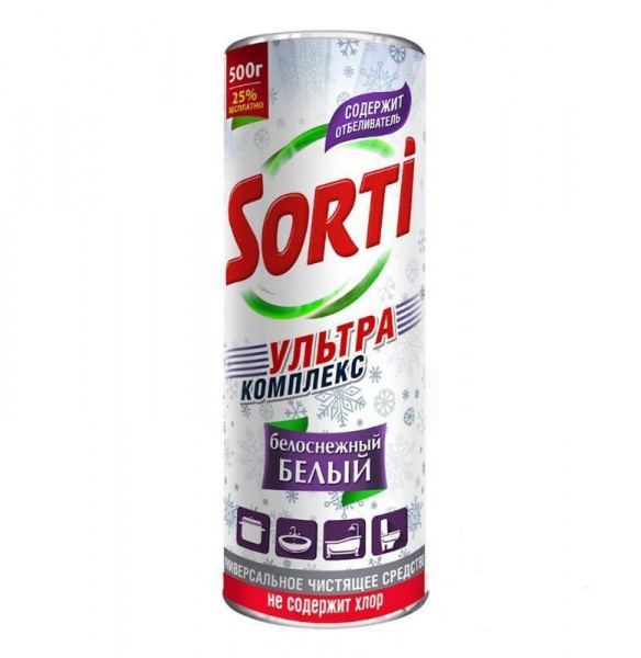Чистящий порошок Sorti 500г белоснежный белый (У-24)