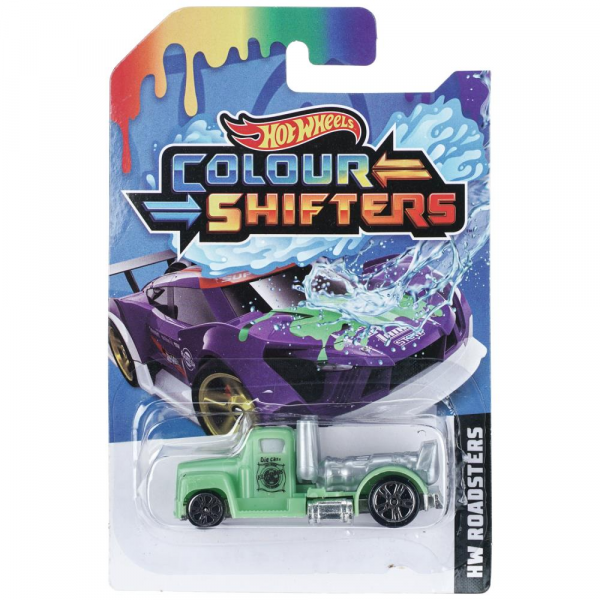 Машина металл. "Технопарк" Hot Wheels 7см меняет цвет