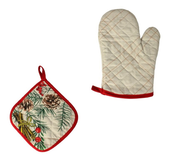 Кухонный комплект (прихватка, варежка) "Sonnet" Холли