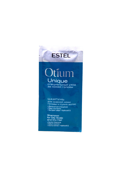OTIUM ОТM.16/B Шампунь для жирной кожи головы и сухих волос Unique 10мл (У-30)