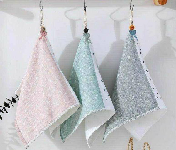 Полотенце кухонное 25*50см махровое Горох 