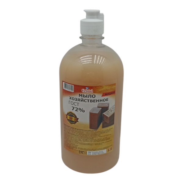 Мыло хозяйственное жидкое 1000мл Cristal