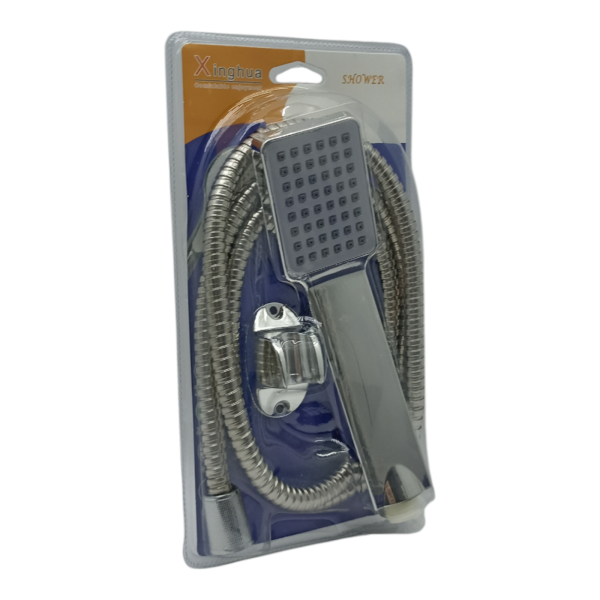 Набор для душа (лейка, шланг, держатель лейки) 