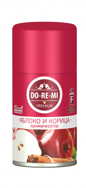 Освежитель воздуха До-ре-ми Премиум 250мл Яблоко Корица (У-12)