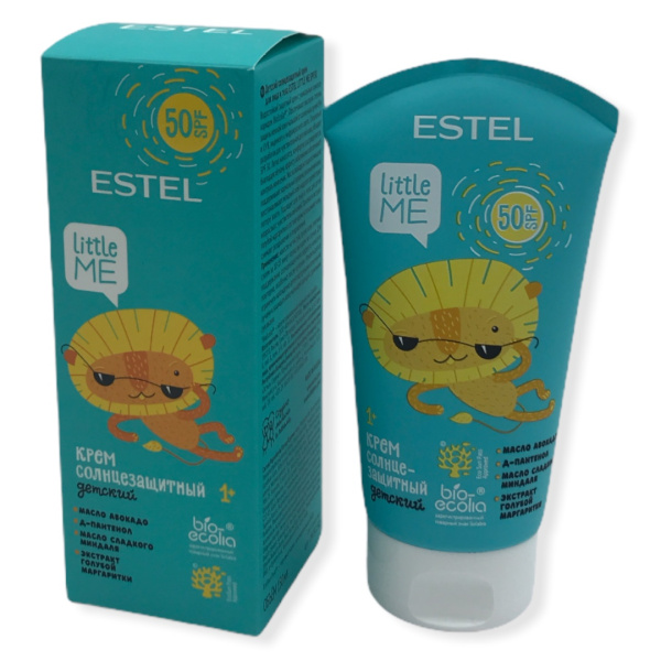 Estel Little me LM/SC150 Детский солнцезащитный крем для лица и тела SPF 50 150мл