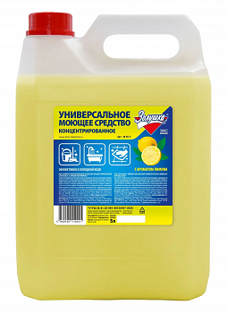 Моющее средство Золушка 5,0л универсальное Лимон (У-3)