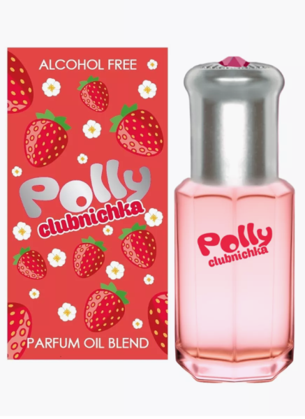 Масло парфюмированное женское 6мл Polly Clubnichka