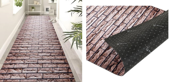 Дорожка с декором в рулоне с резиновыми точками  80см