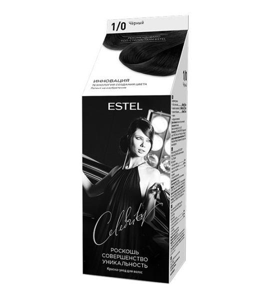 ESTEL CELEBRITY 1/0 черный /011244/