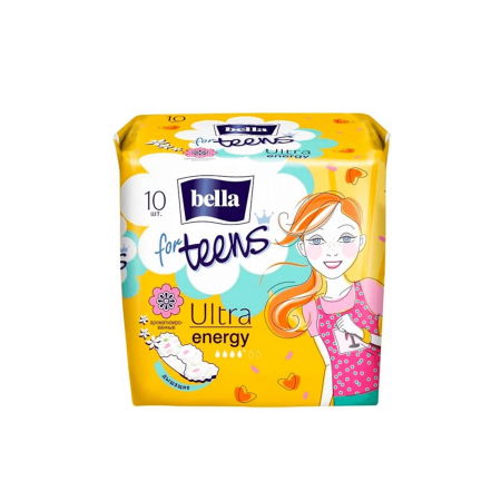 Прокладки Bella For Teens Ultra 10шт Energy супертонкие 
