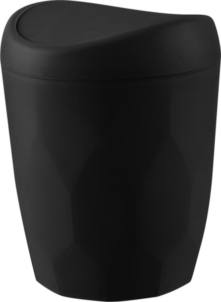 Контейнер для мусора  1,0л Keeplex Light черный лотос