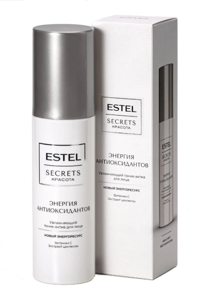 ESTEL SECRETS Красота ES/K/T150 Увлажняющий тоник-актив для лица Энергия антиоксидантов 150мл