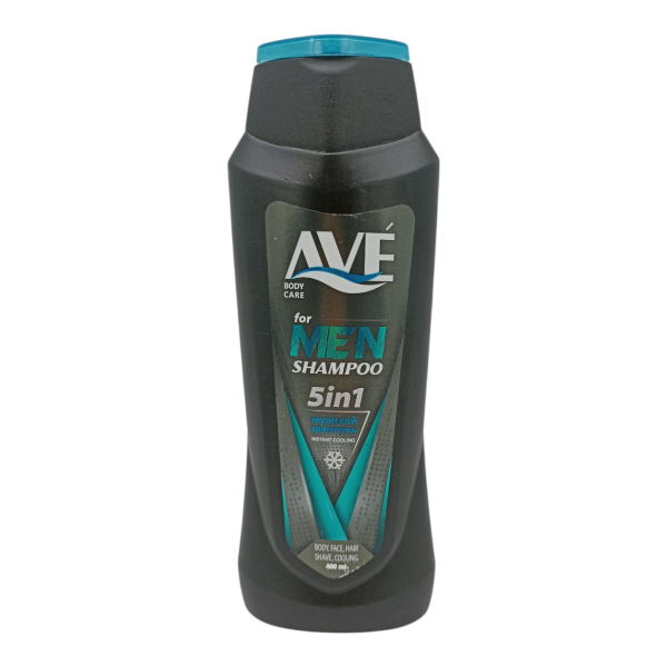 Шампунь-гель мужской AVE 400мл 5 в 1