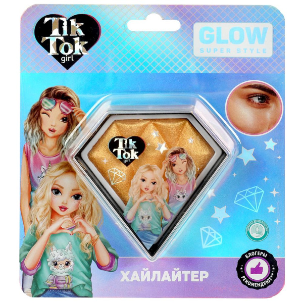 Хайлайтер Tik Tok Girl 6г т. золотой /98119-TTG/
