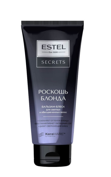 ESTEL SECRETS ES/B/B200 Бальзам-блеск для светлых и обесцвеченных волос Роскошь Блонда 200мл