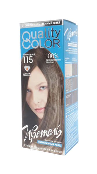 ESTEL ЦВЕТЕЛЬ Стойкая гель-краска 115мл №115 тёмно-русый