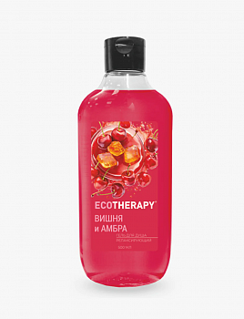 Гель для душа Ecotherapy  500мл Вишня и амбра