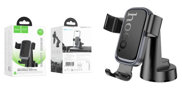 Держатель телефона магнитный Hoco H81, Vista Gravity, 6,0"-7,0 черный